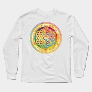 Chinese Flower of Life Long Sleeve T-Shirt